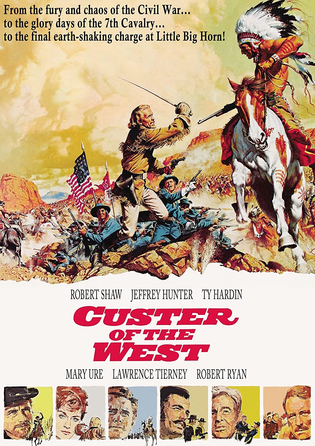 ดูหนังออนไลน์ Custer of the West (1967) คัสเตอร์ขุนพลประจัญบาน
